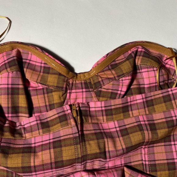 NEW- Woman's Gianni Bini Strapless Dress W/ Underwire - Zip Back- Pink - Picture 5 of 7